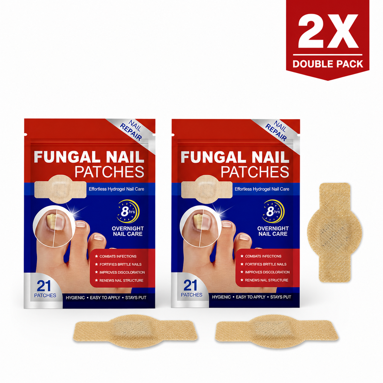 Overnight Fungal Nail Repair Patches