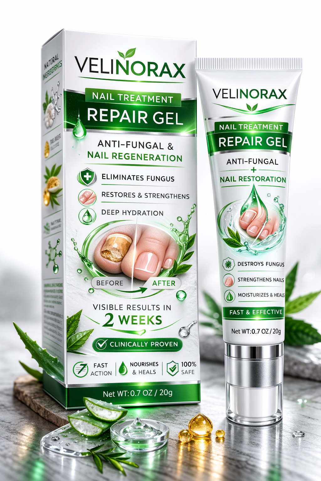 VELINORAX -  Nail Treatment Repair Gel